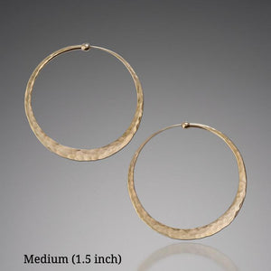 14k Gold Hoop Earrings - Mostly Sweet Jewelry