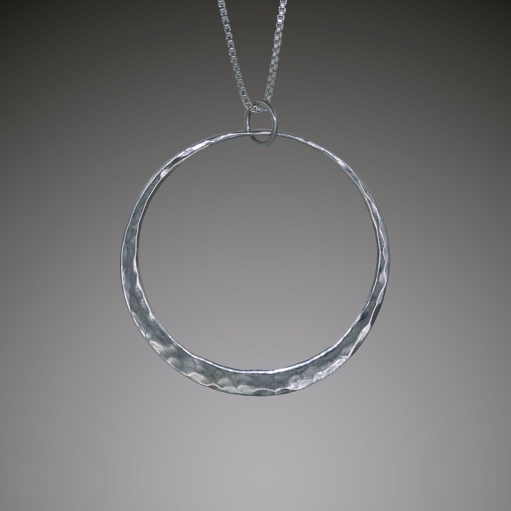Eclipse Pendant in Sterling Silver - Mostly Sweet Jewelry