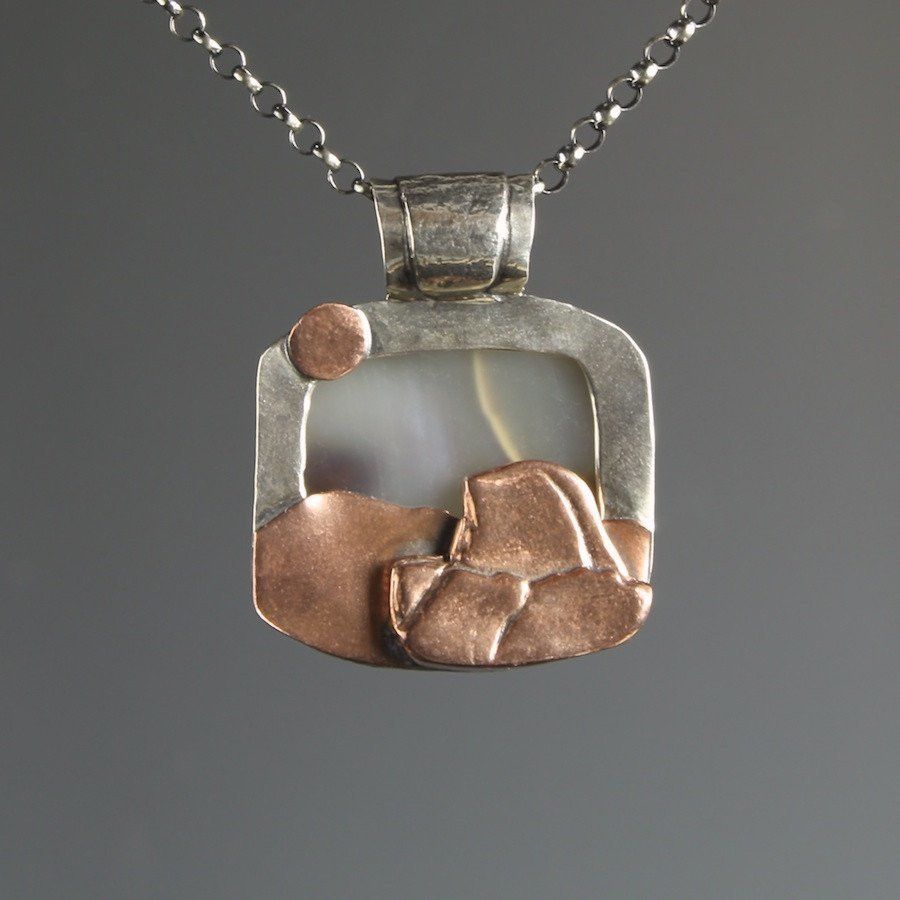 Lightning on Half Dome pendant - Mostly Sweet Jewelry