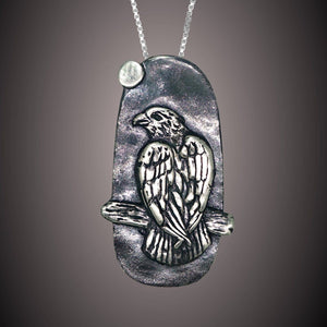 Red-tailed Hawk Pendant - Mostly Sweet Jewelry